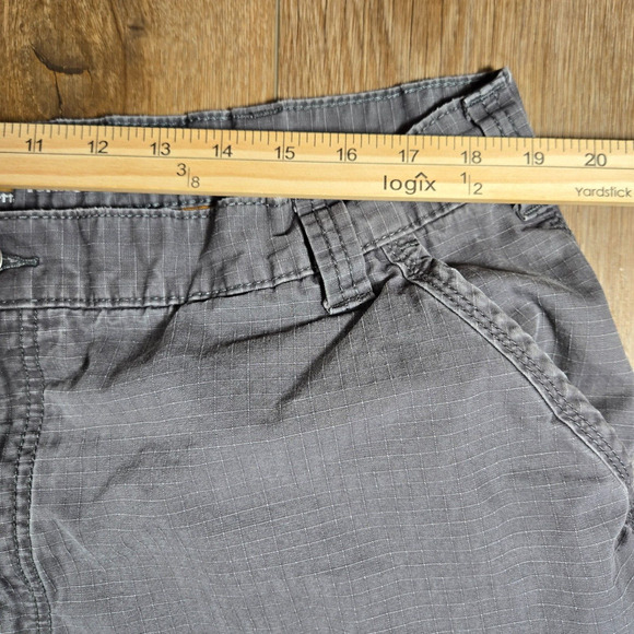 Carhartt Ripstop Cargo Shorts Men's 42x10 Gray Stretch Relaxed Fit 101168-039 - Picture 3 of 12